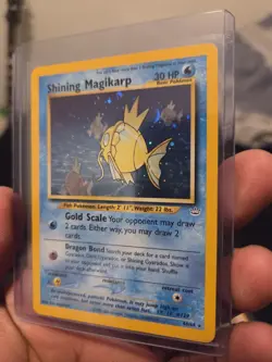 Pokemon TCG Shining Magikarp Neo Revelation Holo Card 66/64 Secret Rare - Image 1