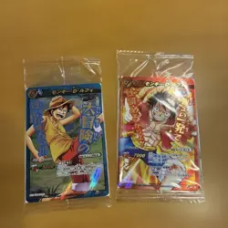 One Piece Mirabat Card Monkey D Luffy Omega Rare Unopened 2011 Collector - Image 1