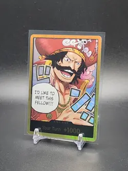 One Piece Gol.D.Roger GOLD DON!! Card (OP-13) English Foil - Image 1