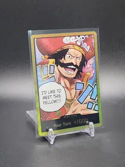 One Piece Gol.D.Roger GOLD DON!! Card (OP-13) English Foil - Image 3