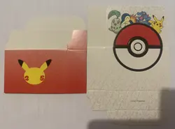 Pokemon 25th Anniversary card deck box McDonalds Pikachu Totodile Cyndaquil - Image 1