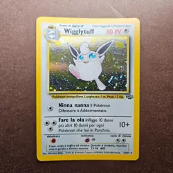 Italian Wigglytuff 16/64 Pokemon Jungle Holo Rare Card - LP - Image 1