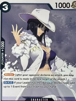 FOIL RARE One Piece Card Game Ms. All Sunday OP01-079 Romance Dawn ENGLISH - Image 1