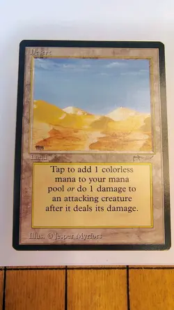 MTG - Desert - Arabian Nights - MP - Land - Magic The Gathering - Image 2