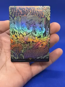 Magic the Gathering Lord of The Rings Tom Bombadil Borderless Poster Foil NM - Image 2