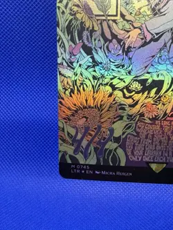 Magic the Gathering Lord of The Rings Tom Bombadil Borderless Poster Foil NM - Image 5