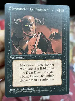 German FBB • Demonic Tutor • Pack Fresh • Mtg (1839) - Image 1