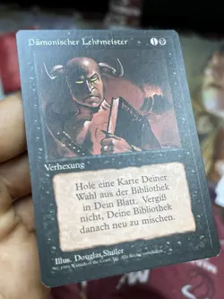 German FBB • Demonic Tutor • Pack Fresh • Mtg (1839) - Image 2