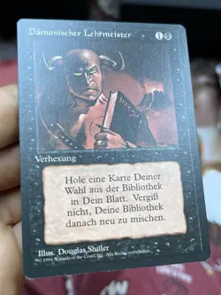 German FBB • Demonic Tutor • Pack Fresh • Mtg (1839) - Image 5