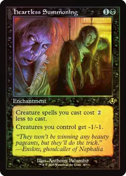 Heartless Summoning Foil Retro Frame Innistrad Remastered NM MTG - Image 1
