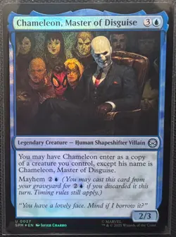MTG Marvel's Spider-Man Chameleon, Master of Disguise Foil (Uncommon) - Image 1