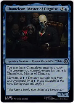 MTG Marvel's Spider-Man Chameleon, Master of Disguise Foil (Uncommon) - Image 2