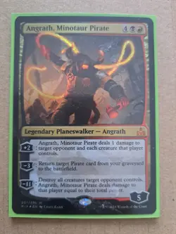 Angrath, Minotaur Pirate, MTG, Mythic Rare Foil, Rivals of Ixalan - Image 1
