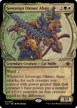 1x Sovereign Okinec Ahau - Showcase - Foil NM-Mint, English The Lost Caverns of - Image 1