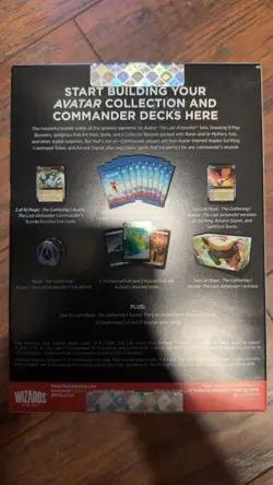 MAGIC: THE GATHERING - AVATAR THE LAST AIRBENDER COMMANDER'S BUNDLE IN HAND USA! - Image 2