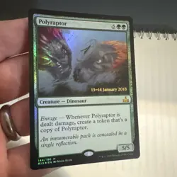 Polyraptor Rivals of Ixalan Prerelease Foil Mtg - Image 2