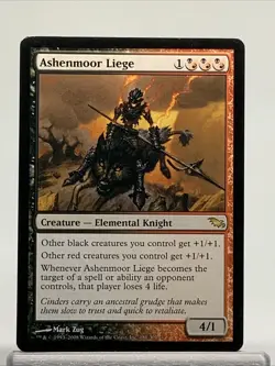 MTG Ashenmoor Liege - NM Shadowmoor 181/301 - Magic: The Gathering - Image 1