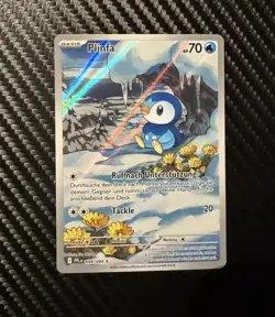 Piplup 098/094 Illustration Rare Phantasmal Flames Plinfa Fatale Flammen Pokemon - Image 1