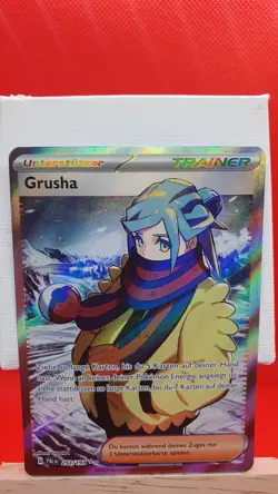 Pokemon Grusha 253/193 Full Art Holo - Entwicklungen in Paldea Deutsch Near Mint - Image 1