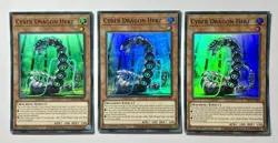 (Set Of 3) Cyber Dragon Hertz SDCS-EN009 (NM) Super Rare 1st Edition YuGiOh! - Image 1