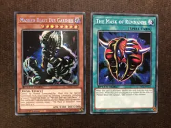 Yugioh - Masked Beast Des Gardius SBCB-EN107 Secret & The Mask Of Remnants - NM - Image 1