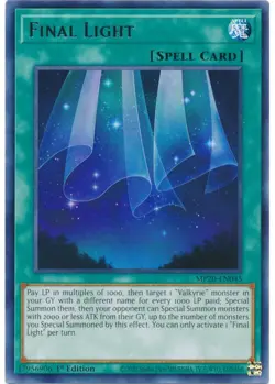 Yugioh - Final Light (Rare) (1st Edition) - MP20-EN045 P - Image 1