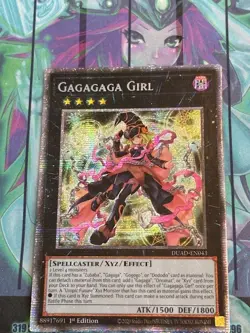 Yugioh 1x Gagagaga Girl Starlight Rare DUAD-EN043 Duelist's Advance 1st Ed NM - Image 1