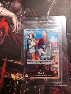 Shanks one piece promo card PSA Magazine Exclusive - Image 1