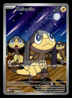 Helioptile 143/132 - Mega Evolution - Illustration Rare IR - Pokemon TCG Card NM - Image 1