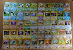 Pokemon Card Game Japanese Lot Set 50 Old Back Vintage 1996 Free Shipping? - Image 1
