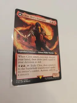 PRESALE CLIVE, IFRIT'S DOMINANT (EXTENDED ART) Final Fantasy FIN Magic MTG CARD - Image 2