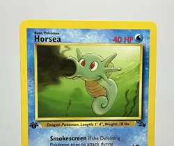 Horsea 49/62 (LP) 1st Edition Common Fossil Set 1996 WOTC Pokemon Card - Image 3
