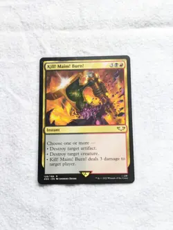 Kill! Maim! Burn! - Magic the Gathering, MtG, Warhammer 40k, Used, Single - Image 1