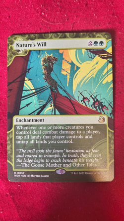 MTG Nature's Will - Wilds of Eldraine: Enchanting Tales (WOT) - Image 1