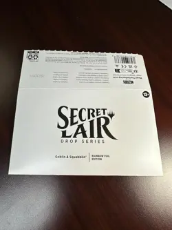 MTG Goblin & Squabblin' Secret Lair FOIL Edition opened w envelope - Image 2