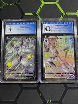 Pokemon Shining Fates Grimmsnarl V Cgc9 Grimmsnarl Vmax Cgc 9.5 - Image 1