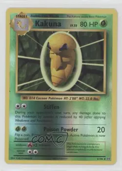 Kakuna Reverse Foil Pokemon XY Evolutions 20th Anniversary #6 - Image 1