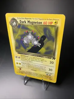 Dark Magneton 28/82 Team Rocket Non Holo Rare Pokemon TCG MP Small Crease - Image 2
