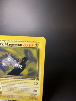 Dark Magneton 28/82 Team Rocket Non Holo Rare Pokemon TCG MP Small Crease - Image 3