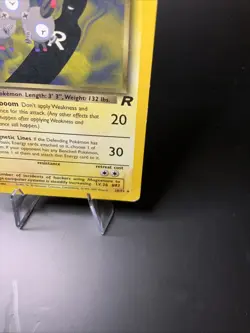 Dark Magneton 28/82 Team Rocket Non Holo Rare Pokemon TCG MP Small Crease - Image 4