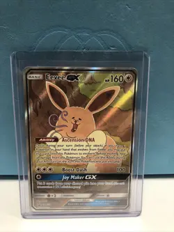 Pokemon TCG Eevee GX SM233 Full Art Black Star Promo LP - Image 1