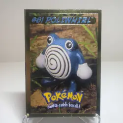 Pokemon #61 Poliwhirl #4/8 1999 Hasbro Toy Wishes Magazine - Image 1