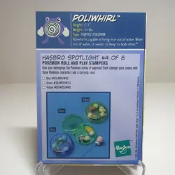 Pokemon #61 Poliwhirl #4/8 1999 Hasbro Toy Wishes Magazine - Image 2