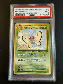 Pokemon Butterfree Japanese 1999 Southern Island Promo 12 - PSA 9! Mint! - Image 1
