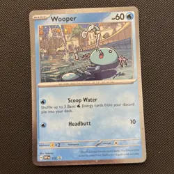 Pokemon TCG Surging Sparks - Black Star Promo - Wooper SVP155 NM - Image 1