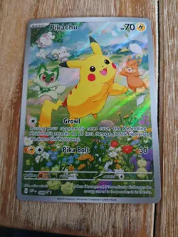 Pikachu 088 Pokemon TCG S&V Black Star Promo Rare Holo NM - Image 1