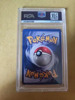 1999 Pokemon TCG Zapdos Holo Rare Cosmos Thunderstorm #15 PSA 9 Mint - Image 2