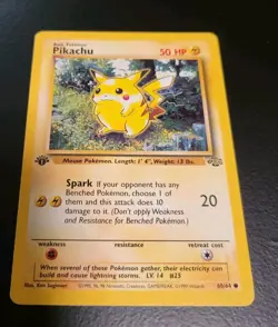 Pokemon TCG Pikachu Jungle 60/64 Regular 1st Edition NM - Image 2