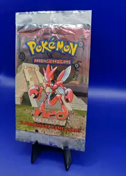 Pokemon Neo Discovery EMPTY Booster Pack Scizor Artwork Vintage WOTC TCG 1999 - Image 3