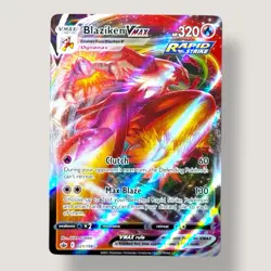 Pokemon TCG - Blaziken VMAX 021/198 Holo - Chilling Reign Sword & Shield (NM+) - Image 1